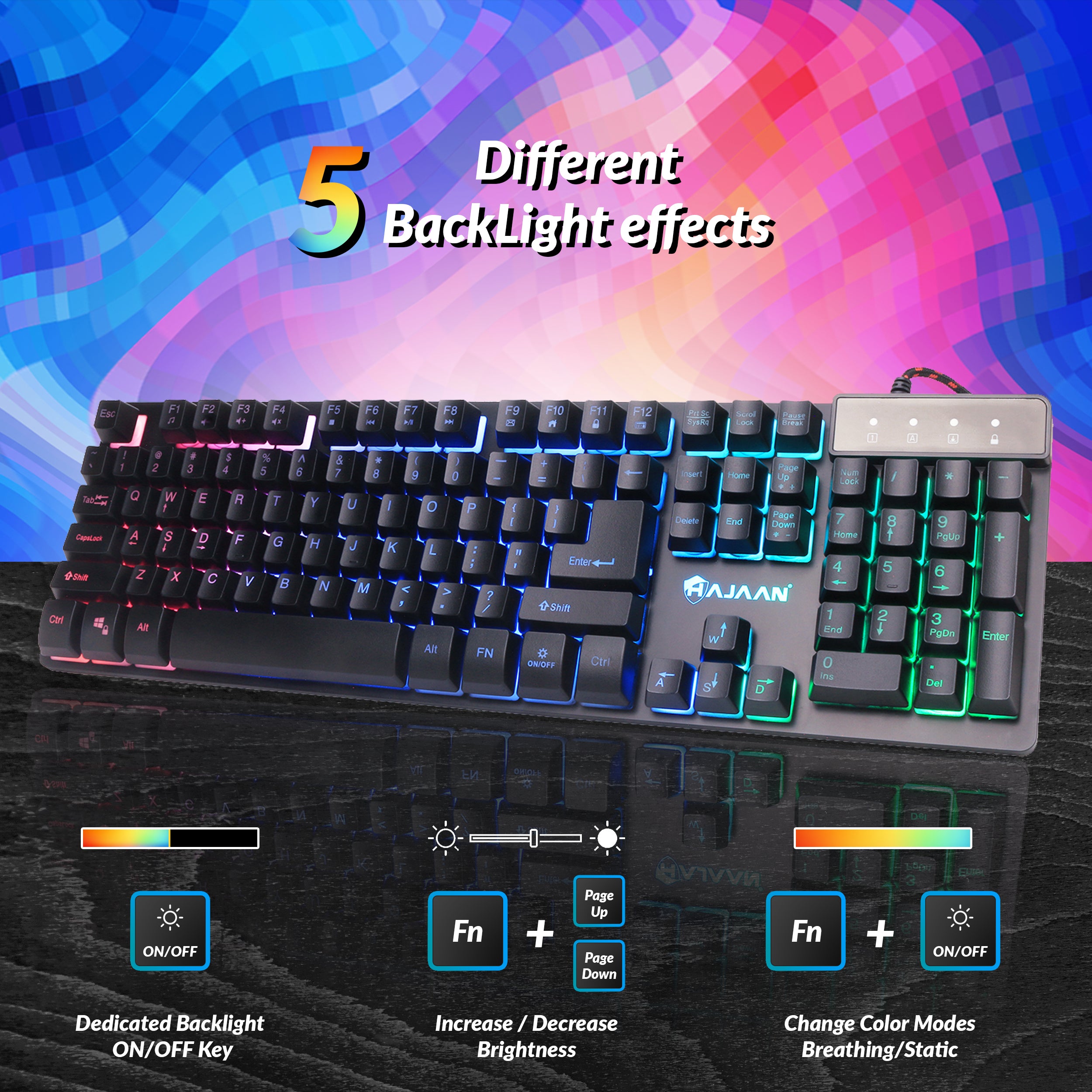 HC-510 Gaming Keyboard & Mouse Combo