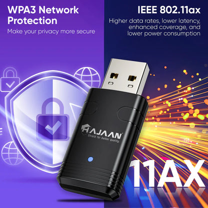 HW-AX900 Mbps Wireless USB Adapter with Bluetooth 5.3