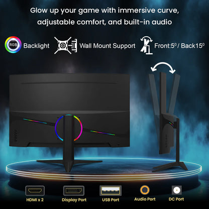 X2725C - 27″ FHD Curved Monitor for Gaming