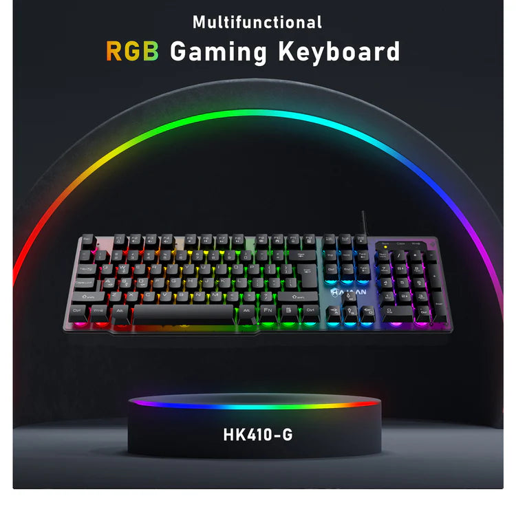 H410-G Wired RGB Gaming Keyboard and Mouse