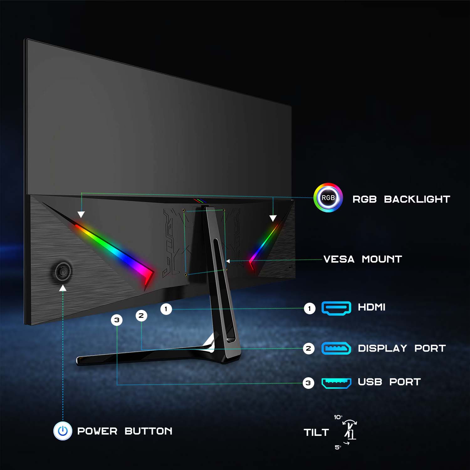 X2423C 24″ Curved Monitor for Gaming