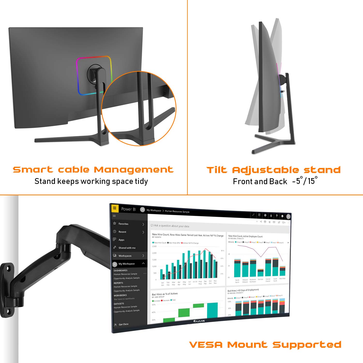 X2723C 27″ Curved Monitor for Gaming