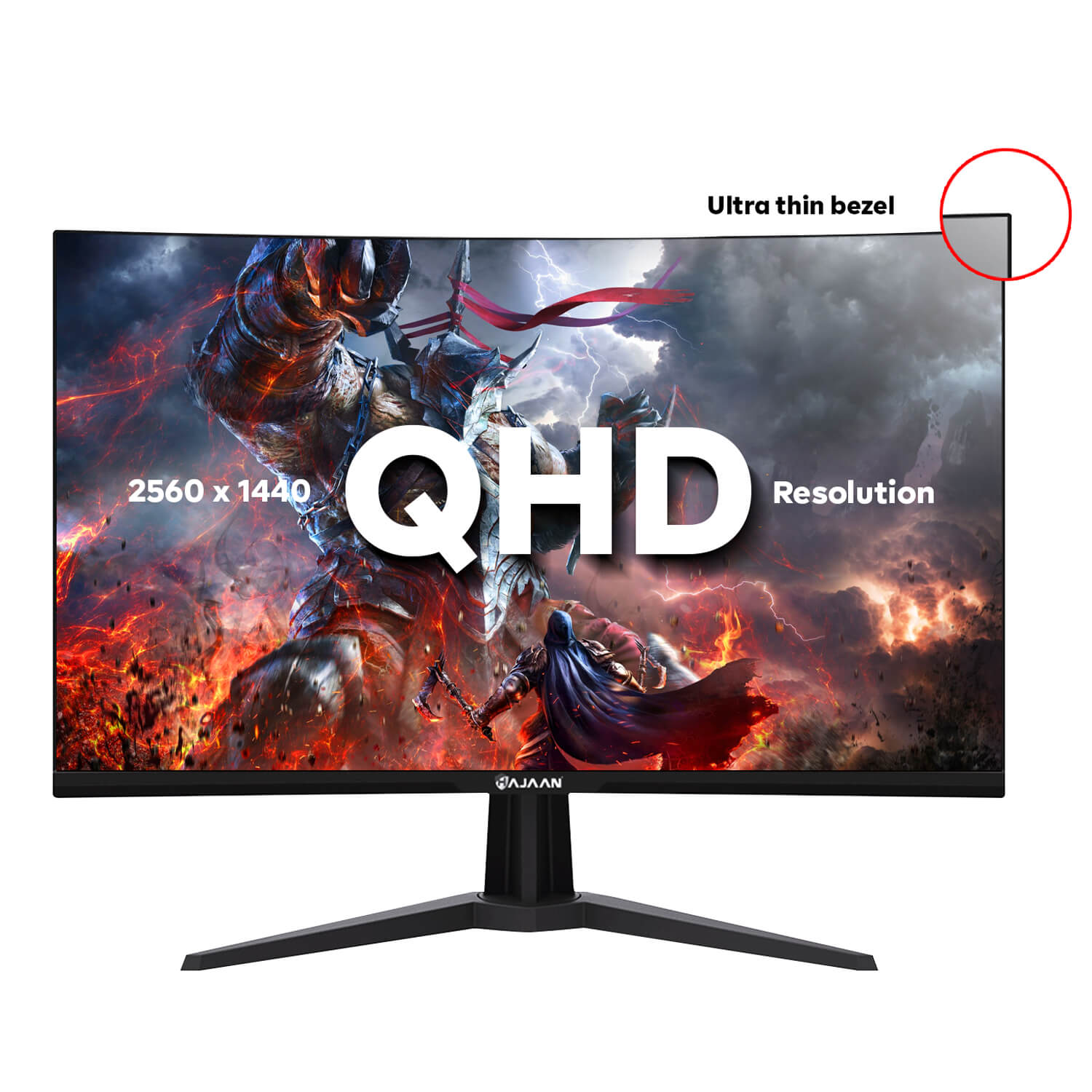 X2721QC 27″ Curved Monitor for Gaming