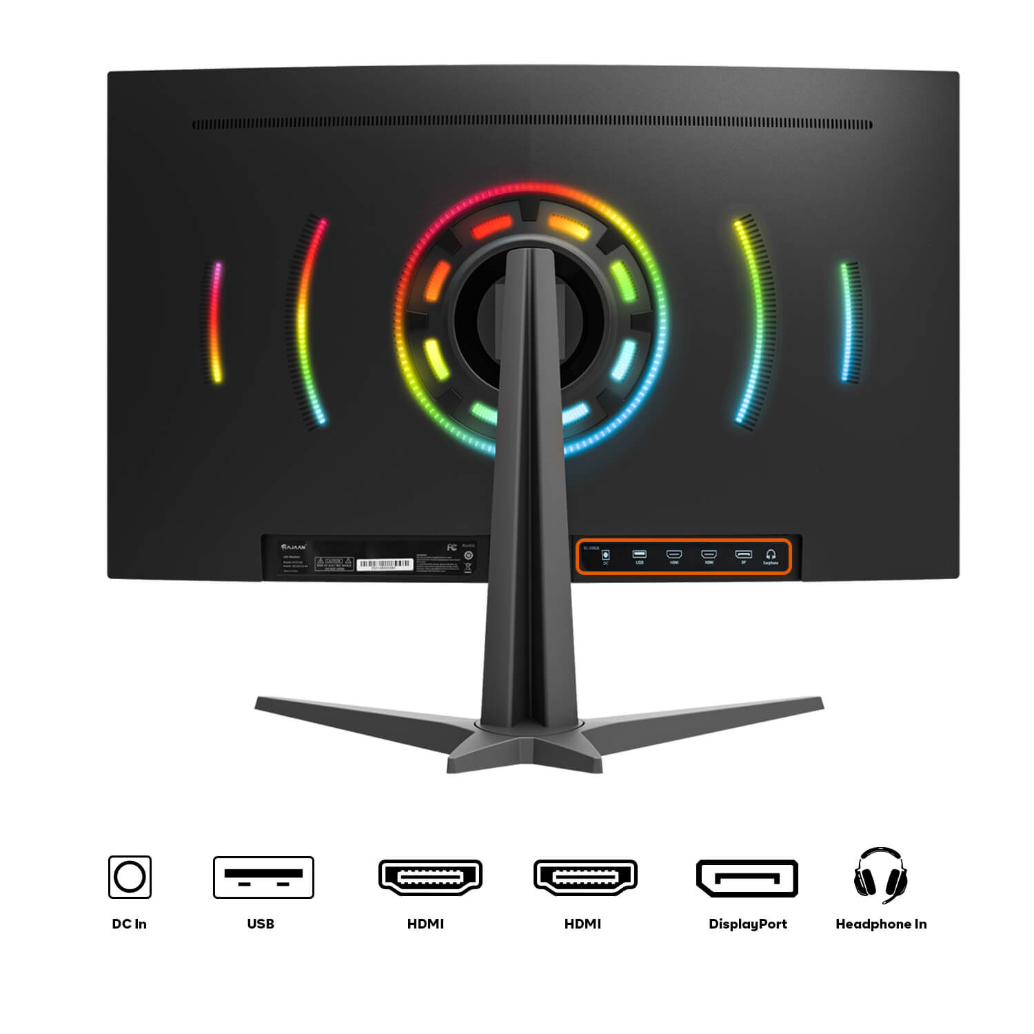 X2721QC 27″ Curved Monitor for Gaming